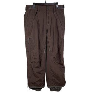 Columbia Mens XL Titanium Brown Snow Ski Snowboard Winter Sled Pants Insulated